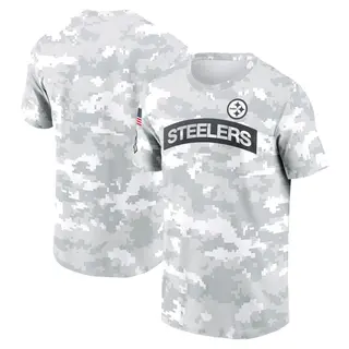 Pittsburgh Steelers Men's 2024 Salute To Service Performance T-Shirt - Arctic Camo