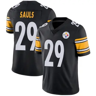 Pittsburgh Steelers Men's Ben Sauls Limited Team Color Vapor Untouchable Jersey - Black