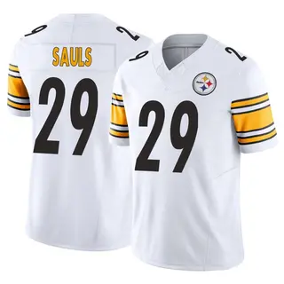 Pittsburgh Steelers Men's Ben Sauls Limited Vapor F.U.S.E. Jersey - White