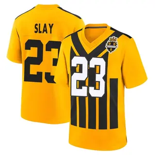 Pittsburgh Steelers Men's Darius Slay Jr. Game Alternate 1933 Throwback Jersey - Gold