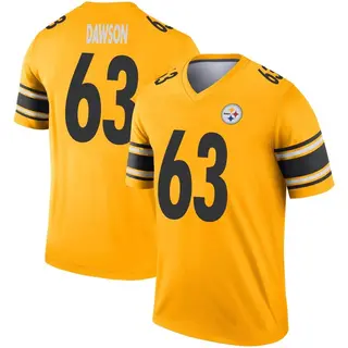 Pittsburgh Steelers Men's Dermontti Dawson Legend Inverted Jersey - Gold