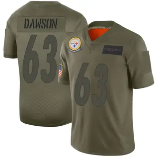 Pittsburgh Steelers Men's Dermontti Dawson Limited 2019 Salute to Service Jersey - Camo
