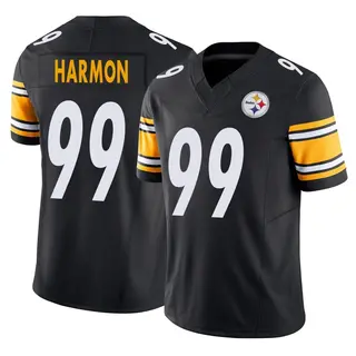 Pittsburgh Steelers Men's Derrick Harmon Limited Vapor F.U.S.E. Jersey - Black