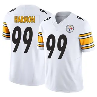 Pittsburgh Steelers Men's Derrick Harmon Limited Vapor F.U.S.E. Jersey - White