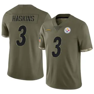 Pittsburgh Steelers Men's Dwayne Haskins Limited 2022 Salute To Service Jersey - Olive