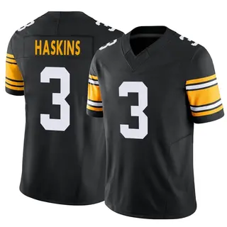 Pittsburgh Steelers Men's Dwayne Haskins Limited Alternate Vapor F.U.S.E. Jersey - Black