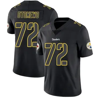 Pittsburgh Steelers Men's Esezi Otomewo Limited Jersey - Black Impact