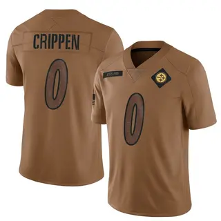 Pittsburgh Steelers Men's Greg Crippen Limited 2023 Salute To Service Jersey - Brown