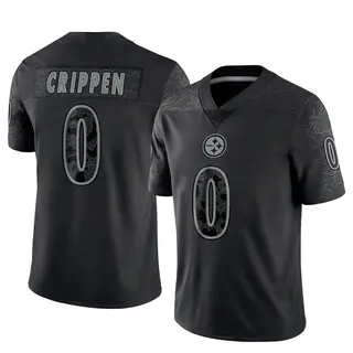 Pittsburgh Steelers Men's Greg Crippen Limited Reflective Jersey - Black