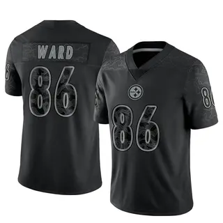 Pittsburgh Steelers Men's Hines Ward Limited Reflective Jersey - Black