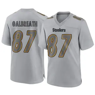 Pittsburgh Steelers Men's JJ Galbreath Game Atmosphere Fashion Jersey - Gray