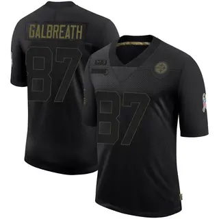 Pittsburgh Steelers Men's JJ Galbreath Limited 2020 Salute To Service Jersey - Black