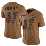 Pittsburgh Steelers Men's JJ Galbreath Limited 2023 Salute To Service Jersey - Brown