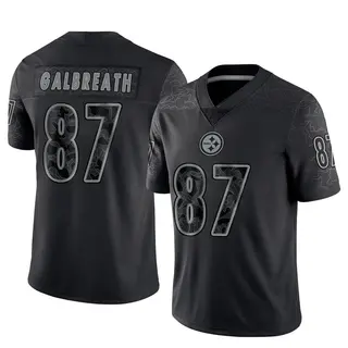 Pittsburgh Steelers Men's JJ Galbreath Limited Reflective Jersey - Black