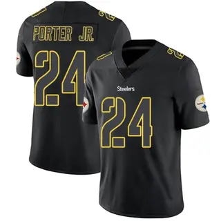 Pittsburgh Steelers Men's Joey Porter Jr. Limited Jersey - Black Impact