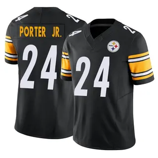 Pittsburgh Steelers Men's Joey Porter Jr. Limited Vapor F.U.S.E. Jersey - Black