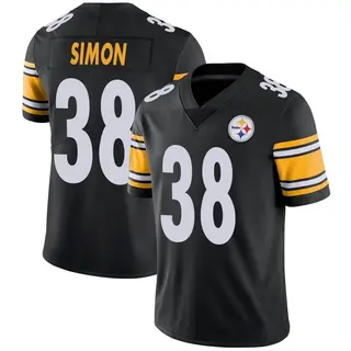 Pittsburgh Steelers Men's John Simon Limited Team Color Vapor Untouchable Jersey - Black