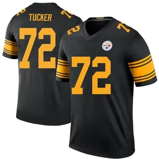 Pittsburgh Steelers Men's Jordan Tucker Legend Color Rush Jersey - Black