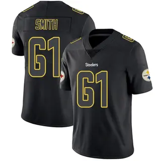 Pittsburgh Steelers Men's Lecitus Smith Limited Jersey - Black Impact