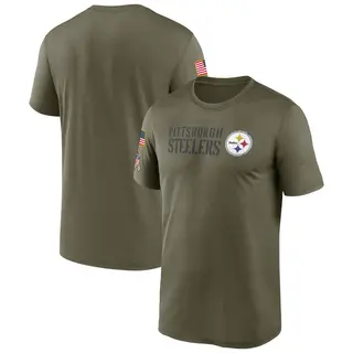 Pittsburgh Steelers Men's Legend 2022 Salute to Service Team T-Shirt - Olive
