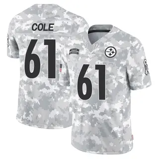 Pittsburgh Steelers Men's Mason Cole Limited 2024 Salute to Service Jersey - Arctic Camo