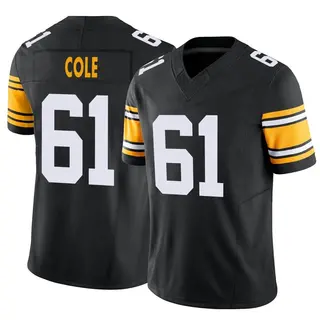 Pittsburgh Steelers Men's Mason Cole Limited Alternate Vapor F.U.S.E. Jersey - Black