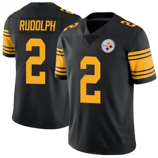 Pittsburgh Steelers Men's Mason Rudolph Limited Color Rush Jersey - Black