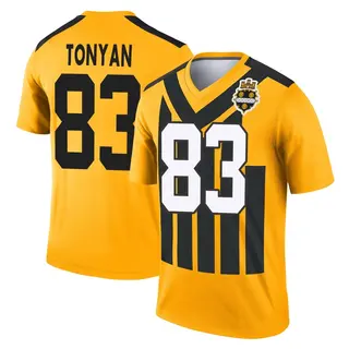 Pittsburgh Steelers Men's Robert Tonyan Legend Alternate 1933 Throwback Performance Jersey - Gold
