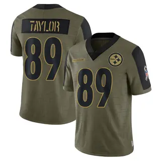 Pittsburgh Steelers Men's Roc Taylor Limited 2021 Salute To Service Jersey - Olive