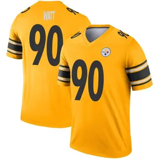 Pittsburgh Steelers Men's T.J. Watt Legend Inverted Jersey - Gold