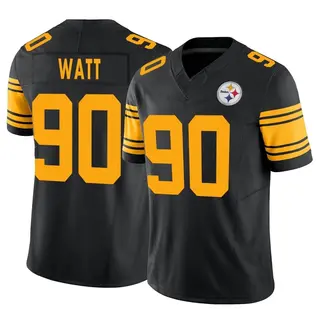 Pittsburgh Steelers Men's T.J. Watt Limited 2nd Alternate Vapor F.U.S.E. Jersey - Black