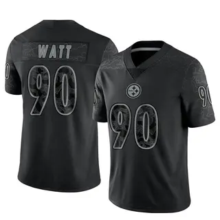 Pittsburgh Steelers Men's T.J. Watt Limited Reflective Jersey - Black