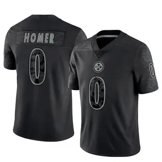 Pittsburgh Steelers Men's Travis Homer Limited Reflective Jersey - Black