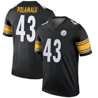 Pittsburgh Steelers Men's Troy Polamalu Legend Jersey - Black