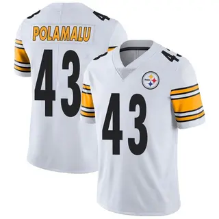 Pittsburgh Steelers Men's Troy Polamalu Limited Vapor Untouchable Jersey - White