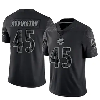 Pittsburgh Steelers Men's Tucker Addington Limited Reflective Jersey - Black