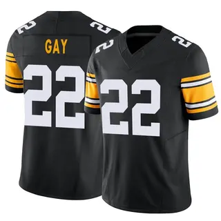Pittsburgh Steelers Men's William Gay Limited Alternate Vapor F.U.S.E. Jersey - Black