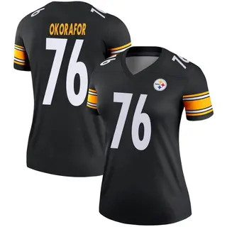 Pittsburgh Steelers Women's Chukwuma Okorafor Legend Jersey - Black
