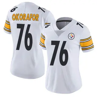 Pittsburgh Steelers Women's Chukwuma Okorafor Limited Vapor Untouchable Jersey - White