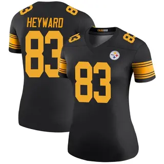 Pittsburgh Steelers Women's Connor Heyward Legend Color Rush Jersey - Black