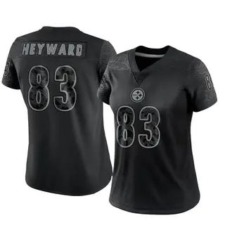 Pittsburgh Steelers Women's Connor Heyward Limited Reflective Jersey - Black