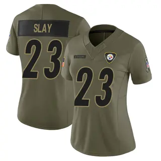 Pittsburgh Steelers Women's Darius Slay Jr. Limited 2025 Salute to Service Jersey - Olive