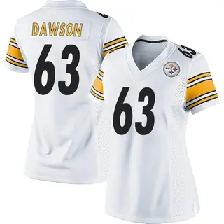 Pittsburgh Steelers Women's Dermontti Dawson Game Jersey - White