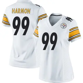 Pittsburgh Steelers Women's Derrick Harmon Game Jersey - White