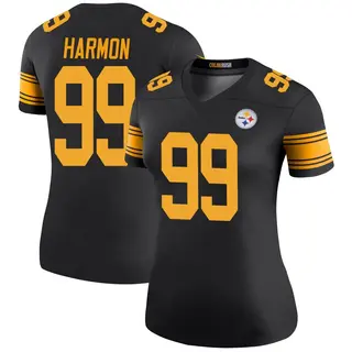 Pittsburgh Steelers Women's Derrick Harmon Legend Color Rush Jersey - Black