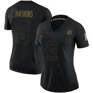 Pittsburgh Steelers Women's Dwayne Haskins Limited 2020 Salute To Service Jersey - Black
