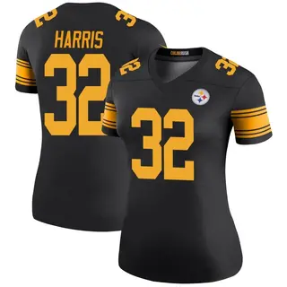Pittsburgh Steelers Women's Franco Harris Legend Color Rush Jersey - Black
