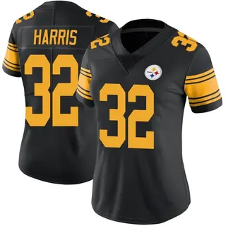 Pittsburgh Steelers Women's Franco Harris Limited Color Rush Jersey - Black