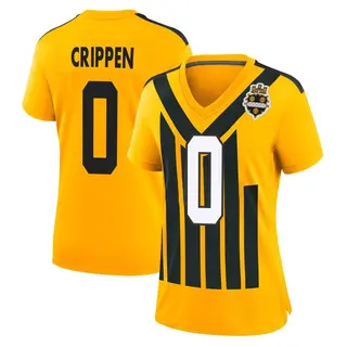 Pittsburgh Steelers Women's Greg Crippen Game Alternate 1933 Throwback Jersey - Gold