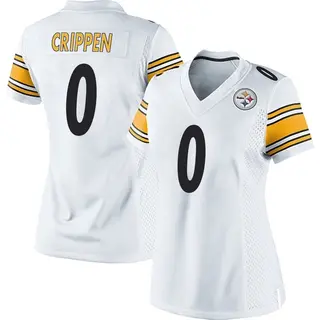 Pittsburgh Steelers Women's Greg Crippen Game Jersey - White
